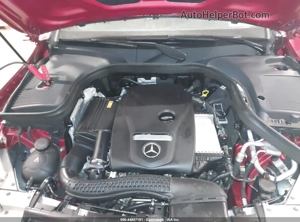 WDC0G4KB0JV092033 2018 MERCEDES-BENZ GLC 300 Red Вид ззаду