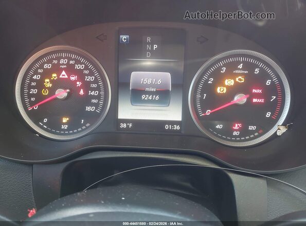 WDC0G4KB2GF016137 2016 MERCEDES-BENZ GLC 300 Silver Հետևի նստատեղերի տեսք