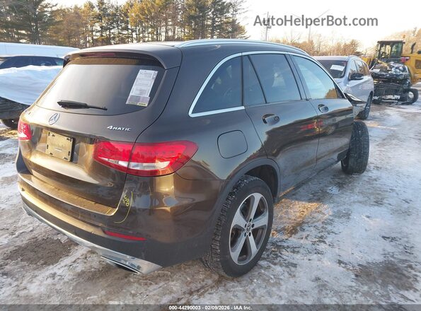 WDC0G4KB3JV079602 2018 MERCEDES-BENZ GLC 300 Brown Trasero derecho