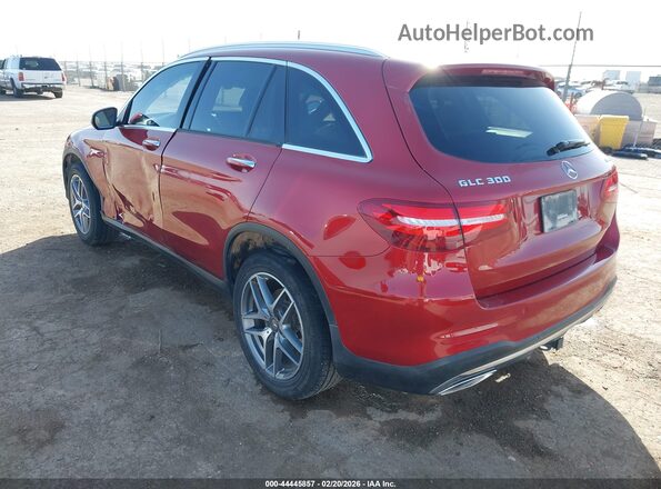 WDC0G4KB6GF043518 2016 MERCEDES-BENZ GLC 300 Red Tył lewy