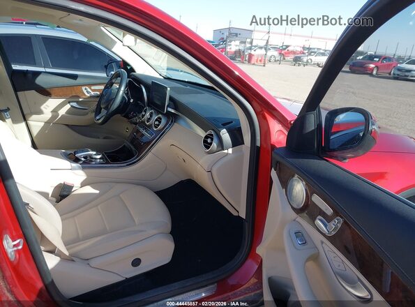 WDC0G4KB6GF043518 2016 MERCEDES-BENZ GLC 300 Red Widok wnętrza z przodu