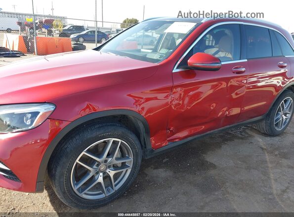 WDC0G4KB6GF043518 2016 MERCEDES-BENZ GLC 300 Red Widok z przodu