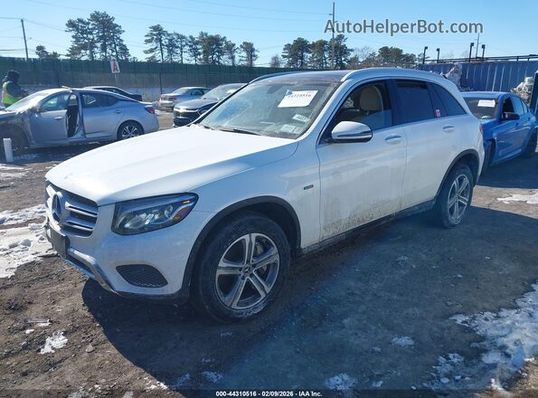 WDC0G5EB0KF611580 2019 MERCEDES-BENZ GLC 350E Белый Передняя левая четверть