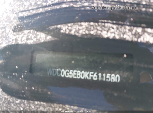WDC0G5EB0KF611580 2019 MERCEDES-BENZ GLC 350E Белый 