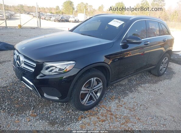 WDC0G5EB4KF496739 2019 MERCEDES-BENZ GLC 350E Black წინა მარცხენა ხედი სამი მეოთხედიდან