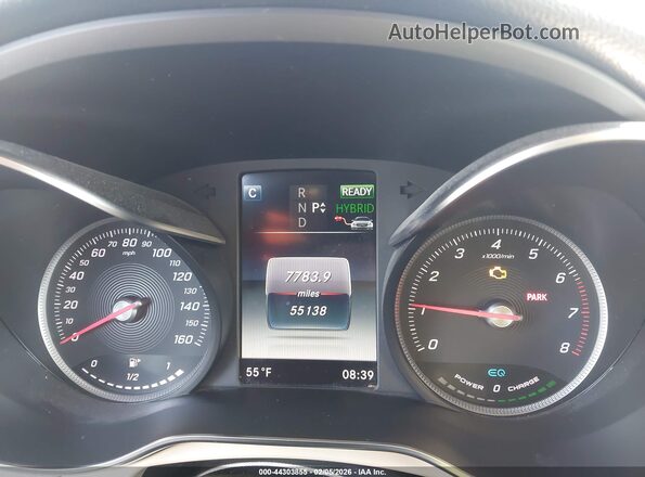 WDC0G5EB5KF620131 2019 MERCEDES-BENZ GLC 350E Белый Вид задних сидений
