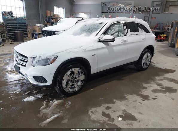 WDC0G5EB6KF569996 2019 MERCEDES-BENZ GLC 350E White წინა მარცხენა ხედი სამი მეოთხედიდან