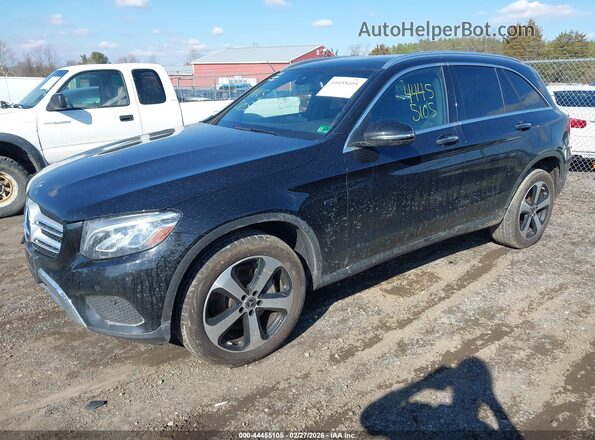 WDC0G5EB7KF627579 2019 MERCEDES-BENZ GLC 350E Black წინა მარცხენა ხედი სამი მეოთხედიდან