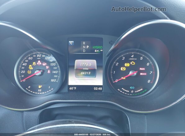 WDC0G5EB7KF627579 2019 MERCEDES-BENZ GLC 350E Black უკანა სავარძლების ხედი