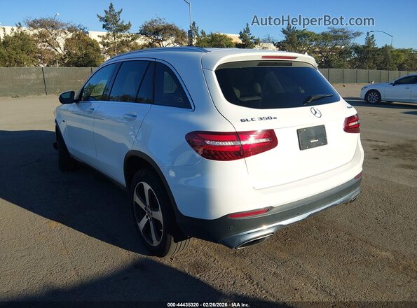WDC0G5EBXJF418707 2018 MERCEDES-BENZ GLC 350E White Trasero izquierdo