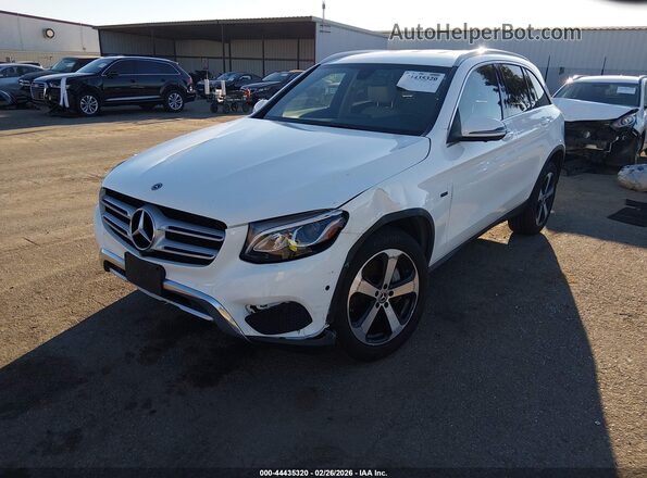 WDC0G5EBXJF418707 2018 MERCEDES-BENZ GLC 350E White Vista tres cuartos delantera izquierda