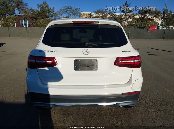 WDC0G5EBXJF418707 2018 MERCEDES-BENZ GLC 350E White 