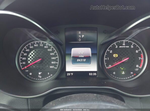 WDC0G6EB1KF518105 2019 MERCEDES-BENZ AMG GLC 43 Gray უკანა სავარძლების ხედი