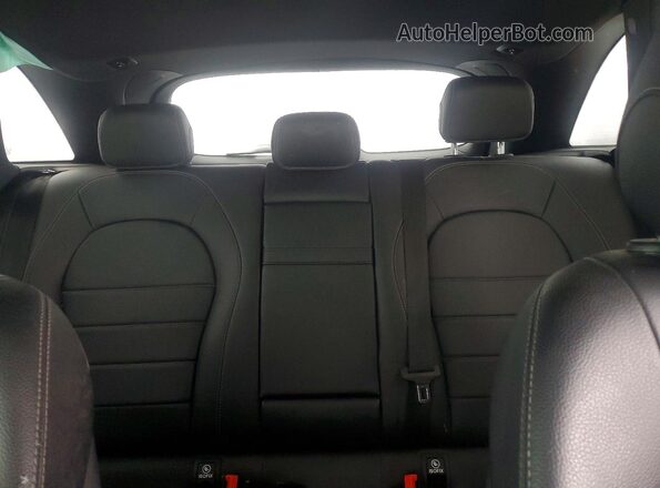 WDC0G8EB9LF708215 2020 MERCEDES-BENZ GLC-CLASS Black Rear seats view