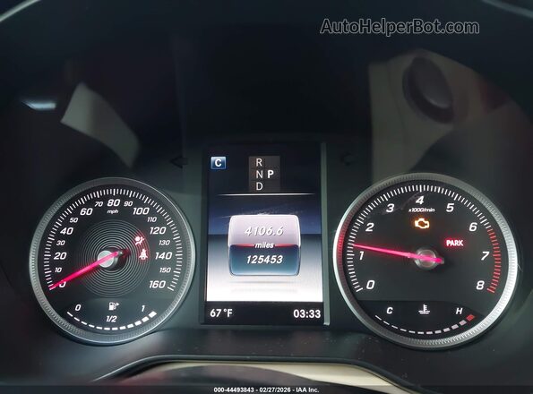 WDC0J4KB0JF327607 2018 MERCEDES-BENZ GLC 300 COUPE White Vista de los asientos traseros
