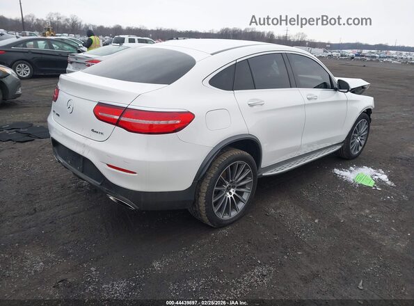 WDC0J4KB0JF470637 2018 MERCEDES-BENZ GLC 300 COUPE White Trasero derecho