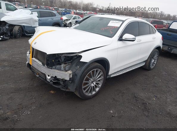 WDC0J4KB0JF470637 2018 MERCEDES-BENZ GLC 300 COUPE White Vista tres cuartos delantera izquierda