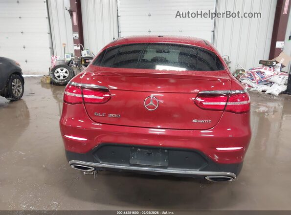 WDC0J4KB2HF245923 2017 MERCEDES-BENZ GLC 300 COUPE Red 