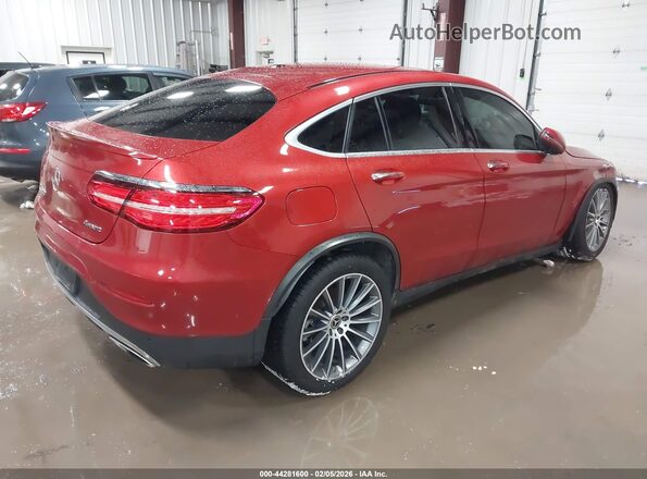 WDC0J4KB2HF245923 2017 MERCEDES-BENZ GLC 300 COUPE Red უკანა მარჯვენა