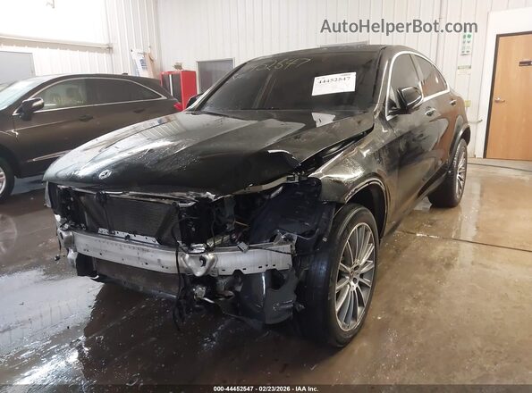 WDC0J4KB3KF569535 2019 MERCEDES-BENZ GLC 300 COUPE Black წინა მარცხენა ხედი სამი მეოთხედიდან