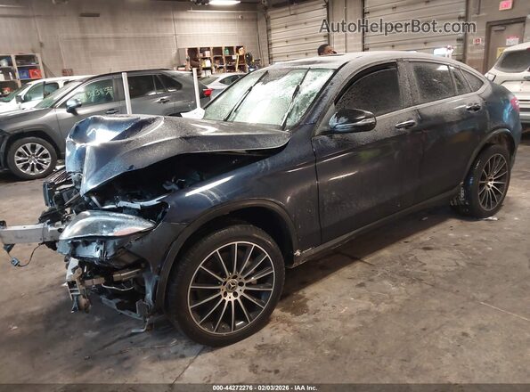 WDC0J4KB4HF230615 2017 MERCEDES-BENZ GLC 300 COUPE Dark Blue Передня ліва чверть