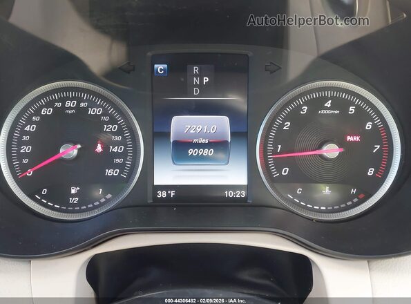 WDC0J4KB5JF385969 2018 MERCEDES-BENZ GLC 300 COUPE White Widok tylnych siedzeń