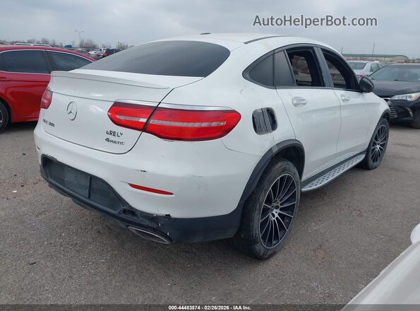 WDC0J4KB9JF321921 2018 MERCEDES-BENZ GLC 300 COUPE White Задня права чверть