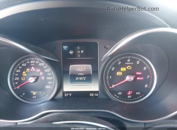 WDC0J4KBXHF242736 2017 MERCEDES-BENZ GLC 300 COUPE Black Widok tylnych siedzeń