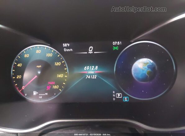 WDC0J8EB2LF708896 2020 MERCEDES-BENZ GLC 300 COUPE White Вид задніх сидінь