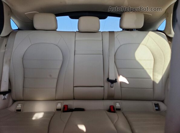 WDC0J8EB5LF688403 2020 MERCEDES-BENZ GLC-CLASS White უკანა სავარძლების ხედი