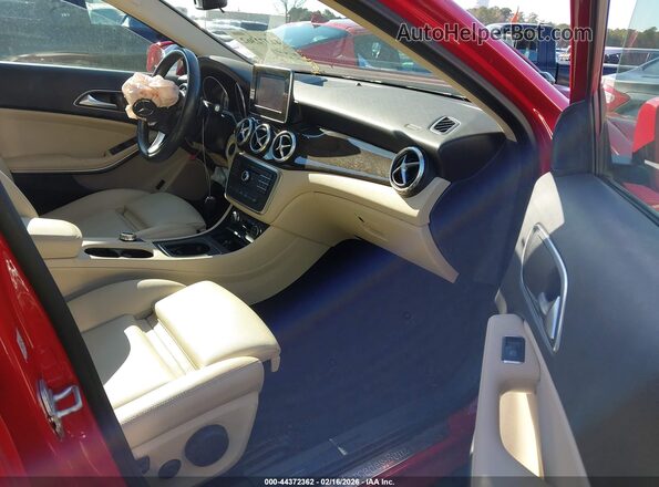 WDCTG4EB0GJ214334 2016 MERCEDES-BENZ GLA 250 Red წინა სალონის ხედი