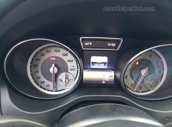 WDCTG4EB6HJ285457 2017 MERCEDES-BENZ GLA Gray Вид щитка приладів