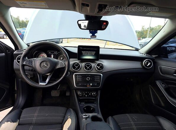 WDCTG4EB6HJ285457 2017 MERCEDES-BENZ GLA Gray Вид задніх сидінь