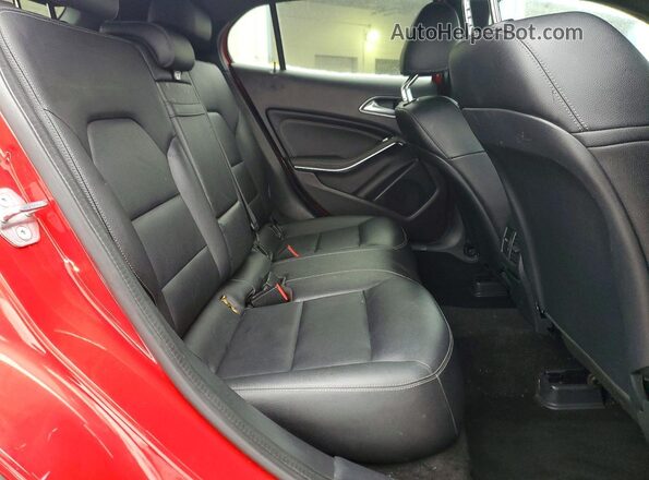 WDCTG4EB8LU021759 2020 MERCEDES-BENZ GLA Red Rear seats view