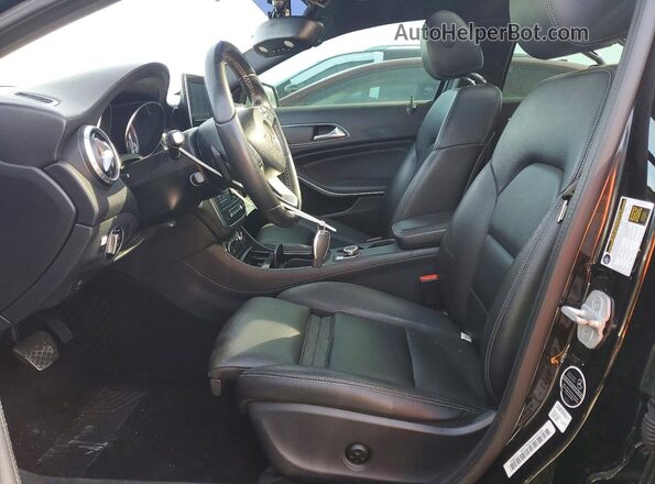 WDCTG4EB9GJ204434 2016 MERCEDES-BENZ GLA Black წინა სალონის ხედი