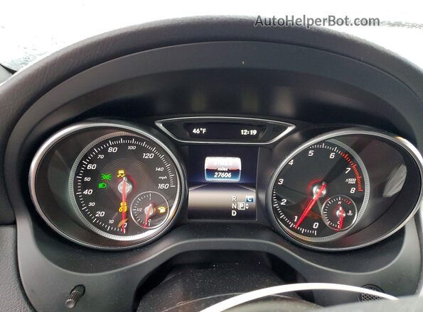 WDCTG4GB4LJ666813 2020 MERCEDES-BENZ GLA Blue Instrument cluster view