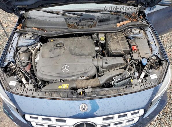 WDCTG4GB4LJ666813 2020 MERCEDES-BENZ GLA Blue Engine compartment view