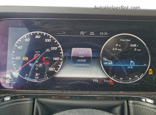 WDCYC6BJ7KX317586 2019 MERCEDES-BENZ G-CLASS Gray Vista del cuadro de instrumentos