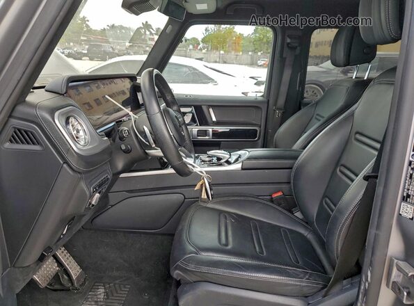 WDCYC6BJ7KX317586 2019 MERCEDES-BENZ G-CLASS Gray Vista interior delantera