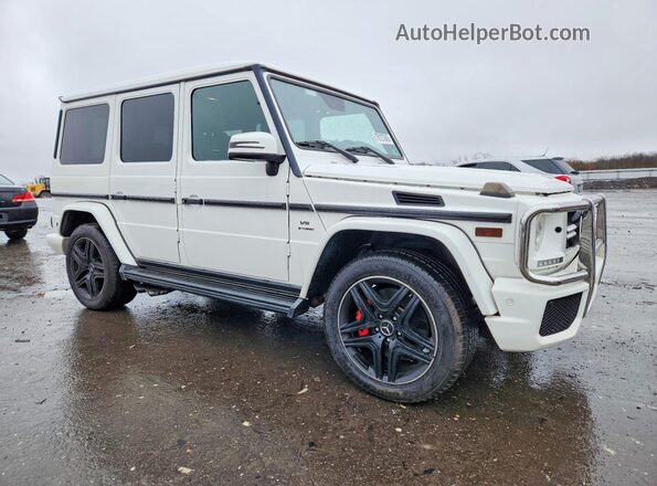 WDCYC7DH8JX292468 2018 MERCEDES-BENZ G-CLASS Белый Передняя правая четверть