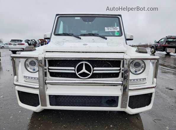 WDCYC7DH8JX292468 2018 MERCEDES-BENZ G-CLASS Белый Вид спереди