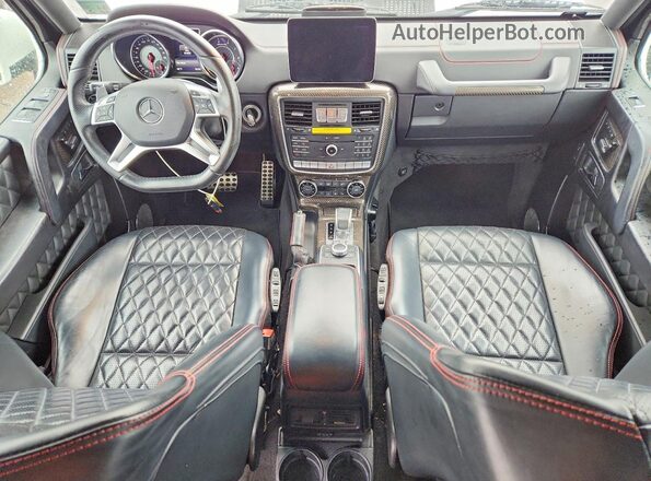 WDCYC7DH8JX292468 2018 MERCEDES-BENZ G-CLASS Белый Вид панели приборов