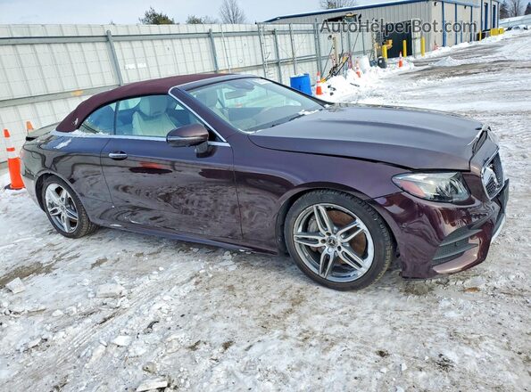WDD1K6JB9KF081250 2019 MERCEDES-BENZ E Burgundy 