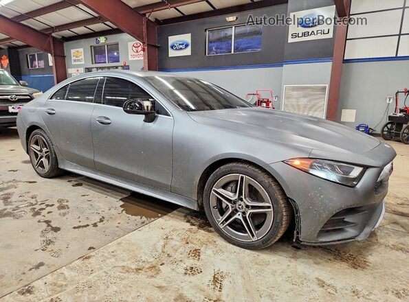 WDD2J5JB2LA047831 2020 MERCEDES-BENZ CLS-CLASS Gray Front view