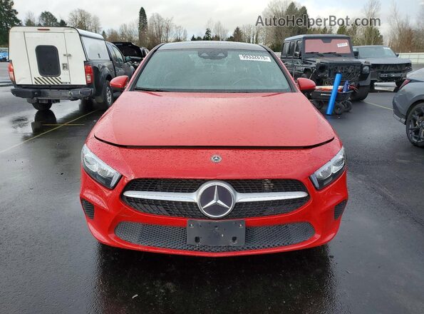 WDD3G4FB0KW022482 2019 MERCEDES-BENZ A Red 