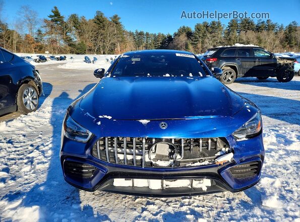 WDD7X8KB1KA004536 2019 MERCEDES-BENZ AMG Blue Vista frontal