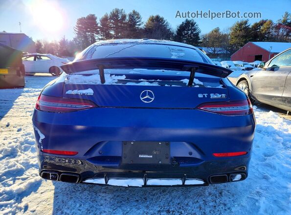 WDD7X8KB1KA004536 2019 MERCEDES-BENZ AMG Blue Vista trasera