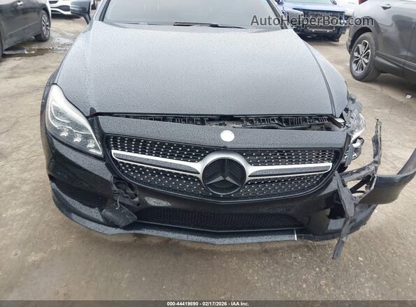 WDDLJ6FB5GA166806 2016 MERCEDES-BENZ CLS-CLASS Black Դիմացի տեսք