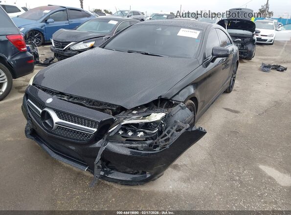 WDDLJ6FB5GA166806 2016 MERCEDES-BENZ CLS-CLASS Black Առջևի ձախ երեք քառորդ տեսարան