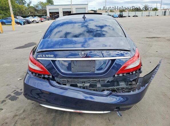 WDDLJ7DBXJA204739 2018 MERCEDES-BENZ CLS-CLASS Blue Vista trasera